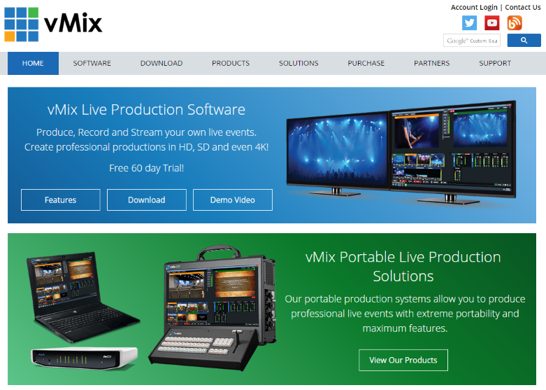 New vMix Website