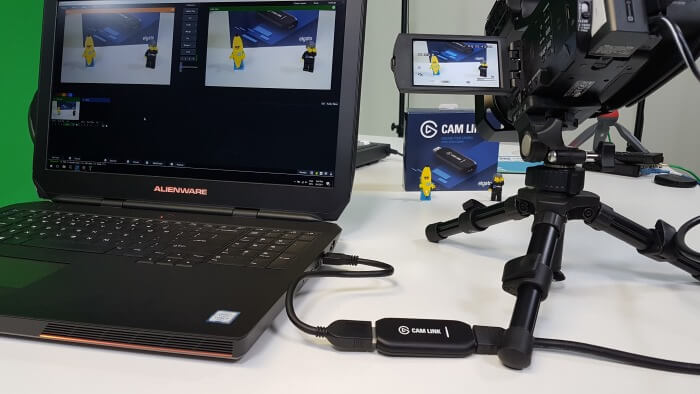 elgato cam link vMix laptop