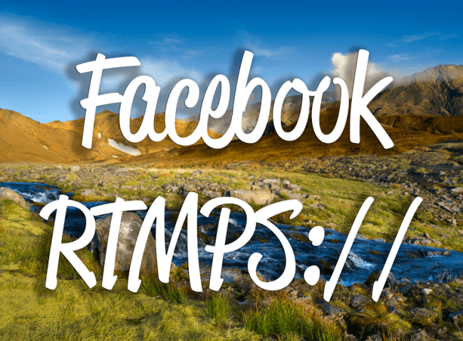 stream to facebook and rtmp server with vmix